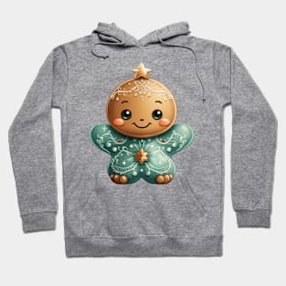 Whimsical Green Christmas Cookie Hoodie